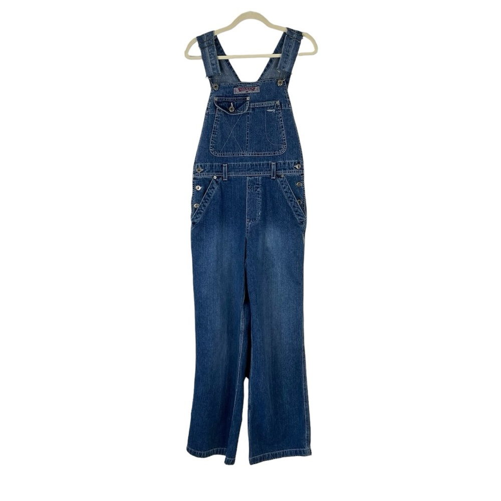 Silver Jeans Mens Blue Overalls Bibs Size M/32 Made in Canada